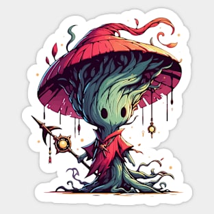 Kawaii Forest Tree Mage Wizard Spirit Sticker